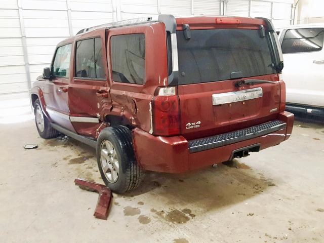 1J8HG58277C587123 - 2007 JEEP COMMANDER Bordo foto 3