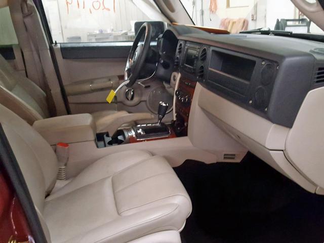 1J8HG58277C587123 - 2007 JEEP COMMANDER Bordo foto 5
