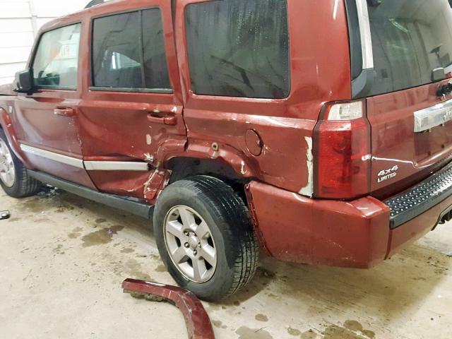 1J8HG58277C587123 - 2007 JEEP COMMANDER Bordo foto 9