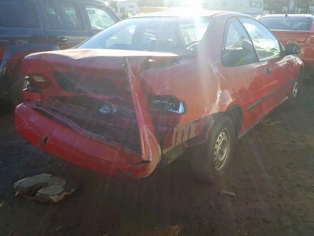 2HGEJ2129RH515183 - 1994 HONDA CIVIC DX RED photo 4