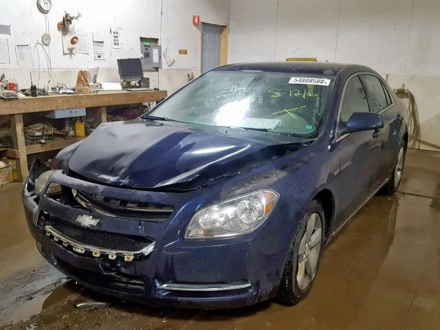 1G1ZC5E19BF185865 - 2011 CHEVROLET MALIBU 1LT BLUE photo 2