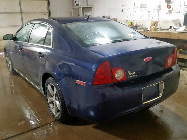 1G1ZC5E19BF185865 - 2011 CHEVROLET MALIBU 1LT BLUE photo 3