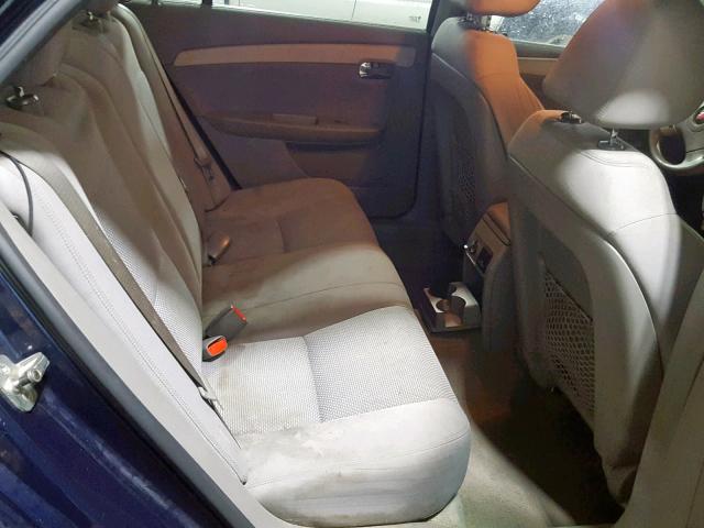 1G1ZC5E19BF185865 - 2011 CHEVROLET MALIBU 1LT BLUE photo 6