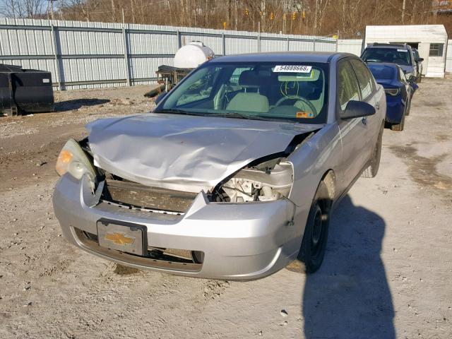 1G1ZS58N77F253993 - 2007 CHEVROLET MALIBU LS 银色 照片 2
