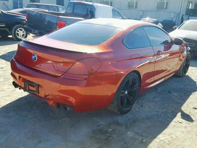 WBSLX9C51ED160014 - 2014 BMW M6 RED photo 4