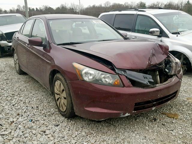 1HGCP26398A054216 - 2008 HONDA ACCORD BURGUNDY photo 1