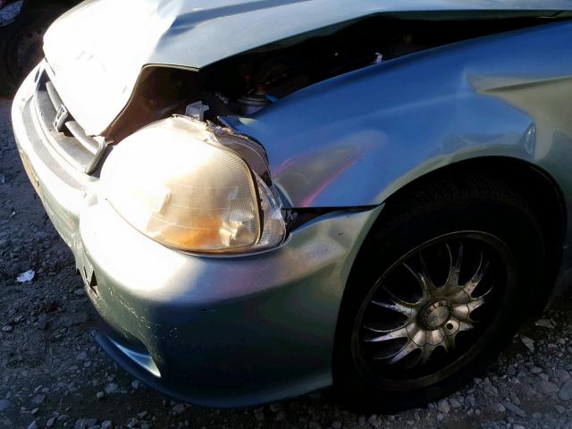 2HGEJ6619YH579407 - 2000 HONDA CIVIC BASE Boz foto 9