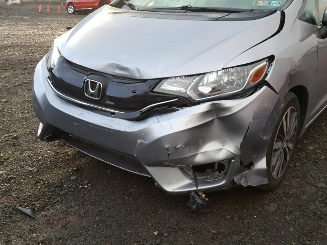 3HGGK5G71HM703853 - 2017 HONDA FIT EX GRAY photo 9