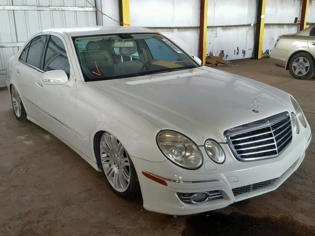 WDBUF72X27B008200 - 2007 MERCEDES-BENZ E 550 WHITE photo 1