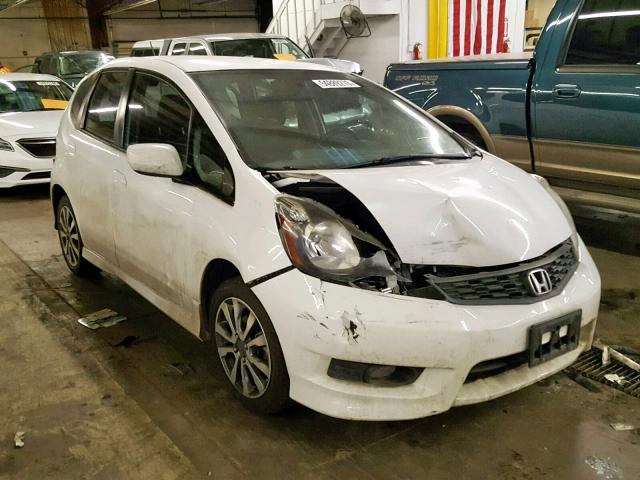 JHMGE8H59CC020814 - 2012 HONDA FIT SPORT WHITE photo 1