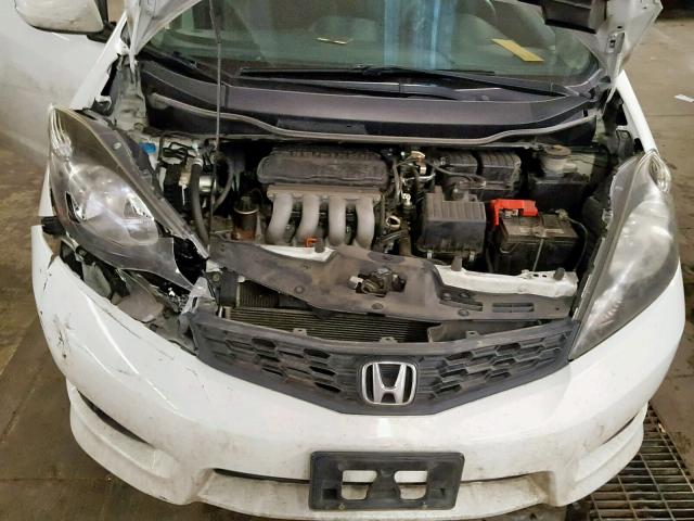 JHMGE8H59CC020814 - 2012 HONDA FIT SPORT WHITE photo 7