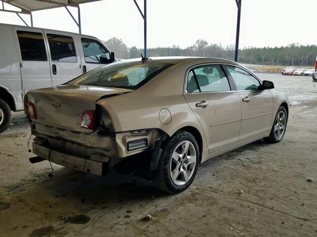 1G1ZH57B79F177801 - 2009 CHEVROLET MALIBU 1LT GOLD photo 4