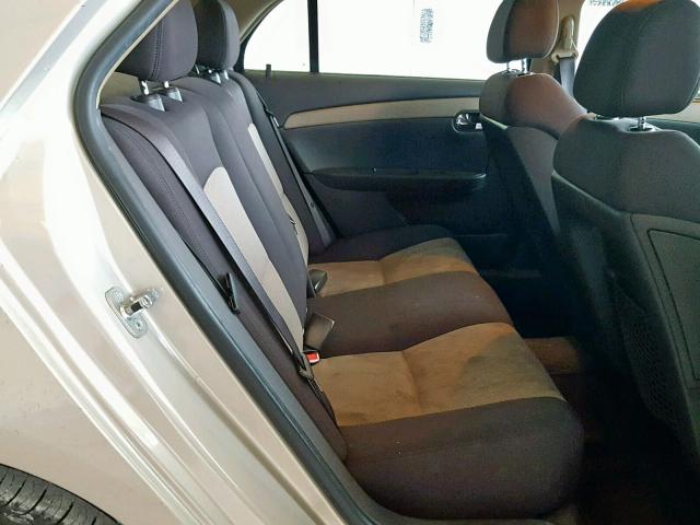 1G1ZH57B79F177801 - 2009 CHEVROLET MALIBU 1LT GOLD photo 6