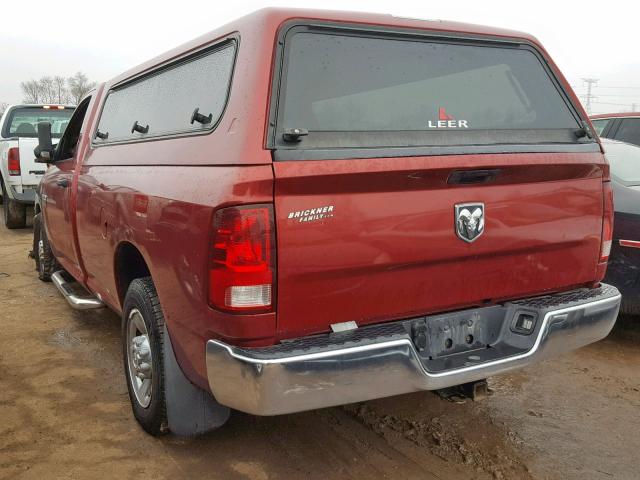 3C6LD4AT1CG247441 - 2012 DODGE RAM 2500 S RED photo 3