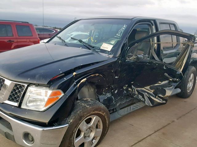 1N6AD07U67C430025 - 2007 NISSAN FRONTIER C BLACK photo 9