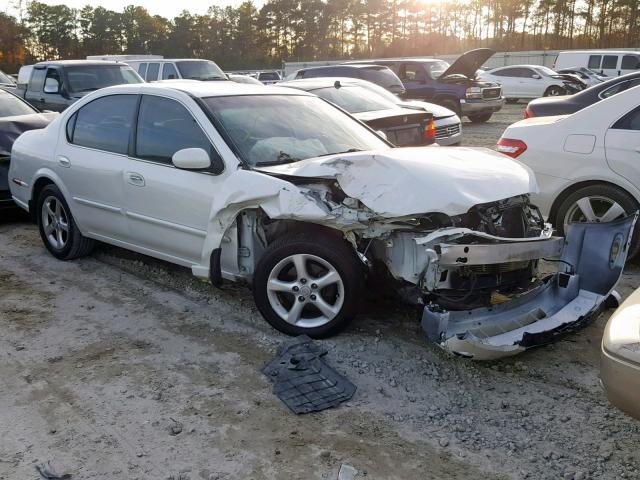 JN1CA31D91T601374 - 2001 NISSAN MAXIMA GXE WHITE photo 1