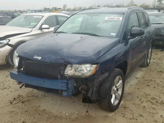 1C4NJCBA6CD622948 - 2012 JEEP COMPASS SP BLUE photo 2