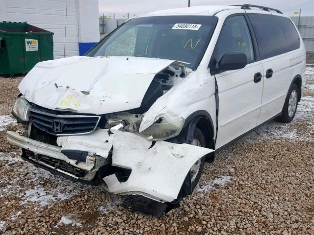 5FNRL18592B005383 - 2002 HONDA ODYSSEY LX WHITE photo 2