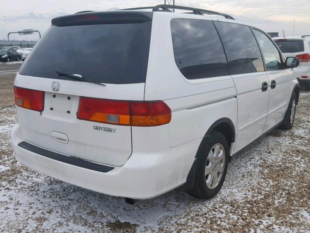 5FNRL18592B005383 - 2002 HONDA ODYSSEY LX WHITE photo 4