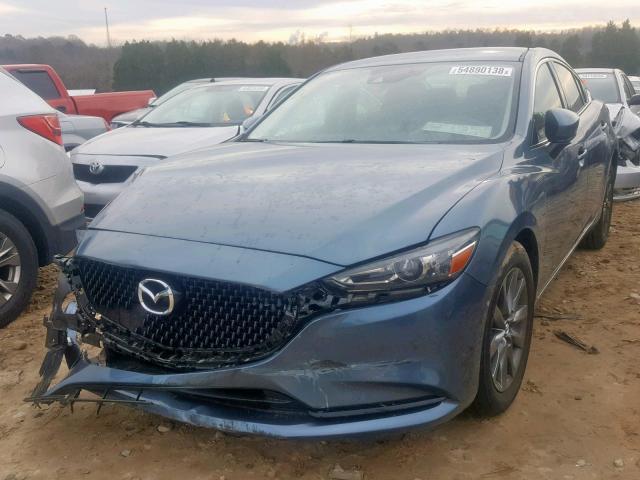 JM1GL1UMXJ1303162 - 2018 MAZDA 6 SPORT BLUE photo 2