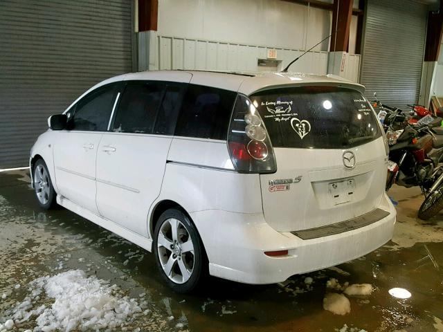 JM1CR293270137401 - 2007 MAZDA 5 WHITE photo 3