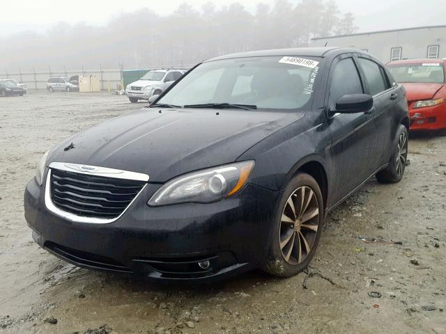 1C3CCBBG7CN297614 - 2012 CHRYSLER 200 TOURIN BLACK photo 2