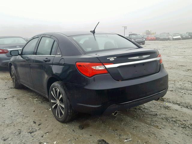 1C3CCBBG7CN297614 - 2012 CHRYSLER 200 TOURIN BLACK photo 3