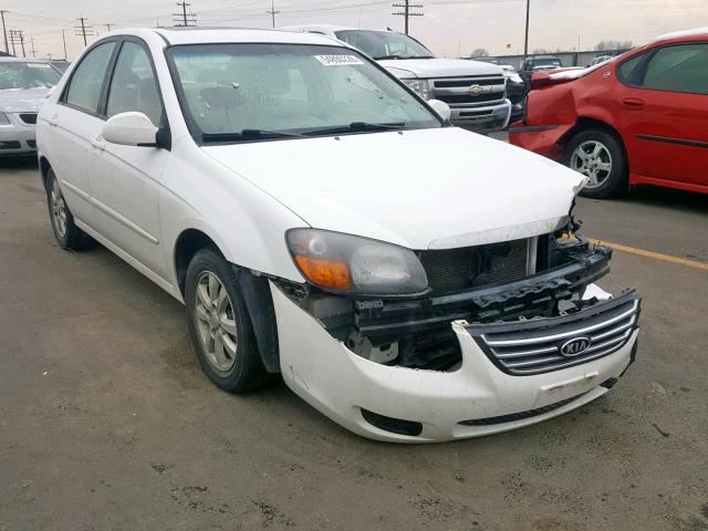 KNAFE221595612771 - 2009 KIA SPECTRA EX WHITE photo 1