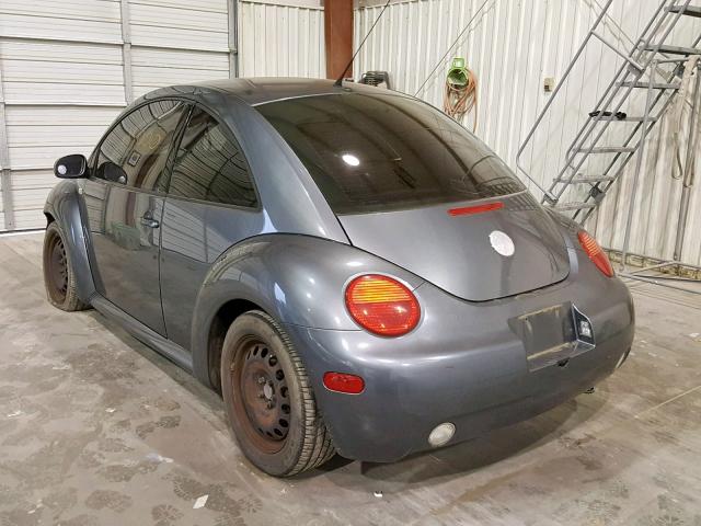 3VWBK21CX3M421245 - 2003 VOLKSWAGEN NEW BEETLE GRAY photo 3