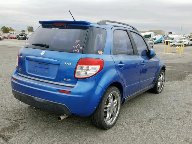 JS2YB413475100781 - 2007 SUZUKI SX4 BLUE photo 4