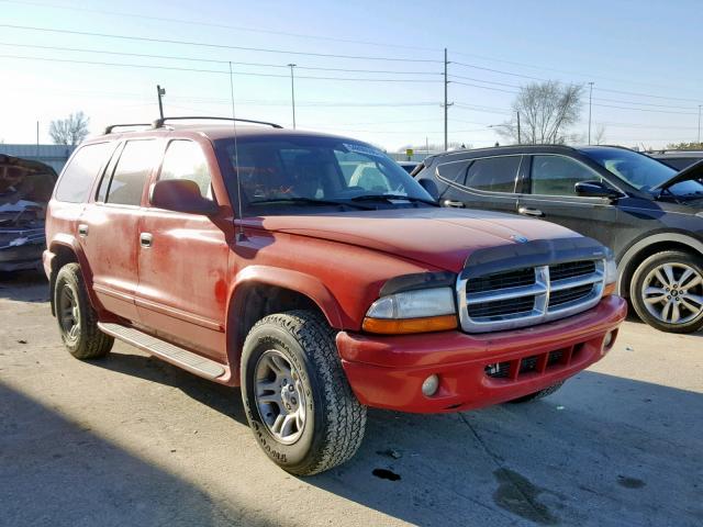 1D4HS48N13F605766 - 2003 DODGE DURANGO SL RED photo 1