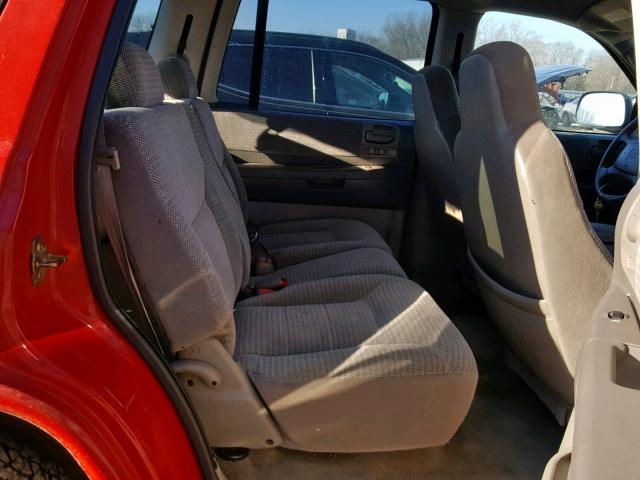 1D4HS48N13F605766 - 2003 DODGE DURANGO SL RED photo 6