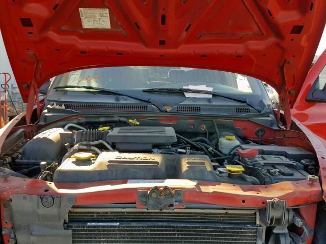 1D4HS48N13F605766 - 2003 DODGE DURANGO SL RED photo 7