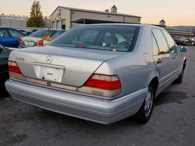 WDBGA43G8WA388088 - 1998 MERCEDES-BENZ S 420 SILVER photo 4