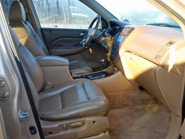 2HNYD18681H534070 - 2001 ACURA MDX TOURIN GOLD photo 5