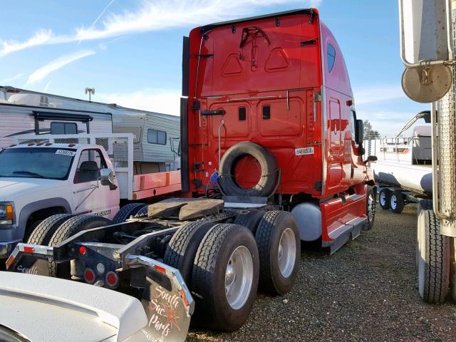 1FUJGLDR4CSBF1465 - 2012 FREIGHTLINER CASCADIA 1 RED photo 4