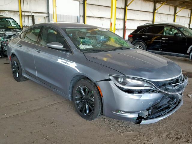 1C3CCCAB3GN153611 - 2016 CHRYSLER 200 LIMITE GRAY photo 1