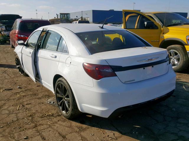 1C3CCBBG2CN304646 - 2012 CHRYSLER 200 TOURIN WHITE photo 3