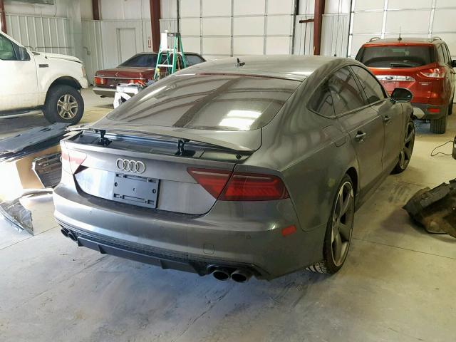 WAUW2AFCXGN010508 - 2016 AUDI S7 PRESTIG GRAY photo 4