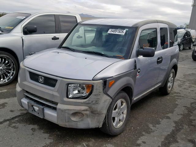 5J6YH18634L004066 - 2004 HONDA ELEMENT EX GRAY photo 2