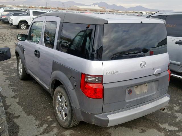 5J6YH18634L004066 - 2004 HONDA ELEMENT EX GRAY photo 3