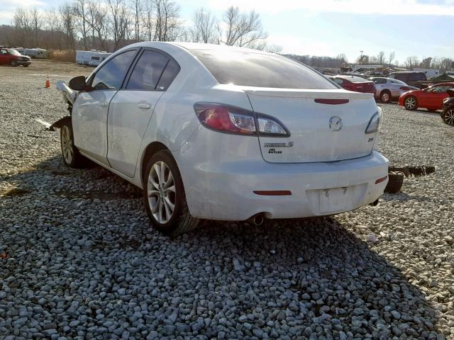 JM1BL1S59A1318340 - 2010 MAZDA 3 S WHITE photo 3