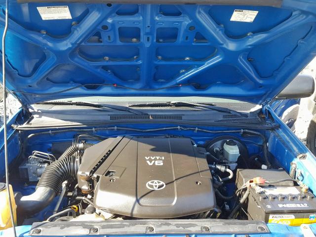 5TETU62N96Z171528 - 2006 TOYOTA TACOMA PRE BLUE photo 7