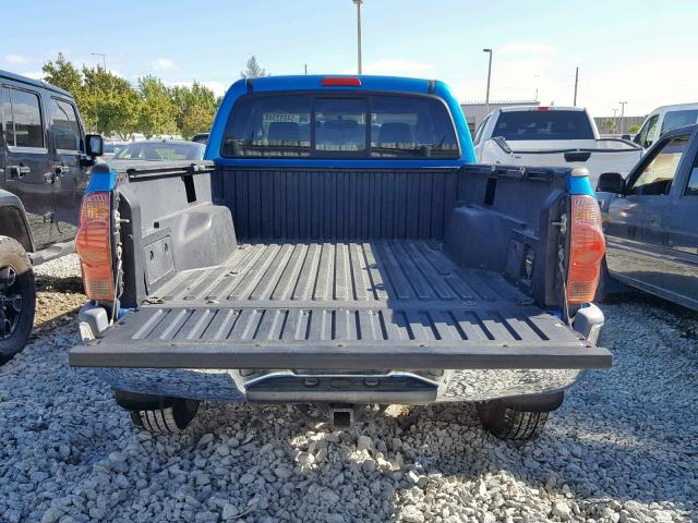 5TETU62N96Z171528 - 2006 TOYOTA TACOMA PRE BLUE photo 9