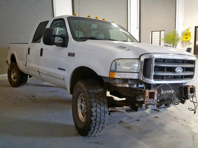 1FTSW31F02EA81129 - 2002 FORD F350 SRW S WHITE photo 1