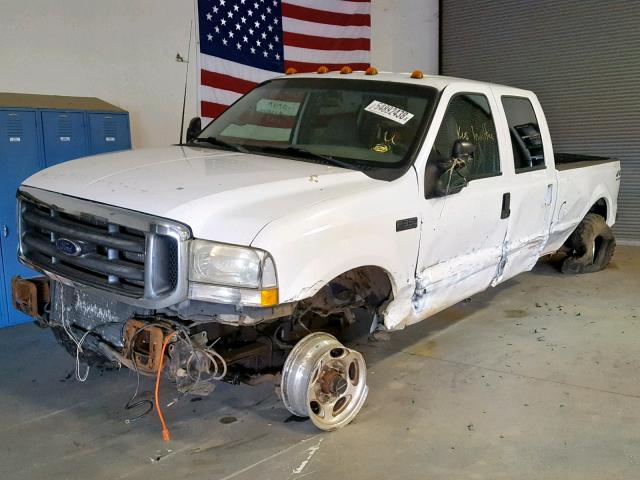 1FTSW31F02EA81129 - 2002 FORD F350 SRW S WHITE photo 2