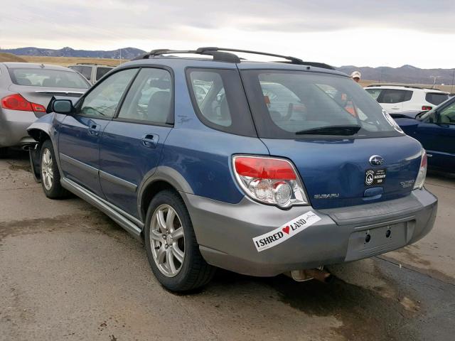 JF1GG63677G803747 - 2007 SUBARU IMPREZA OU BLUE photo 3