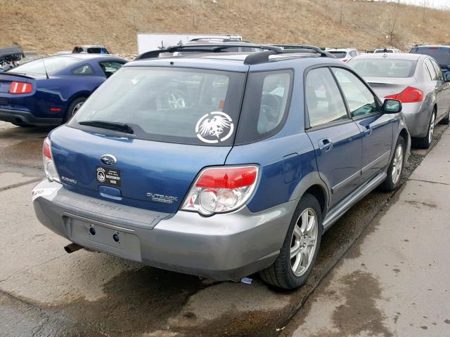 JF1GG63677G803747 - 2007 SUBARU IMPREZA OU BLUE photo 4