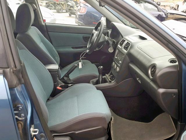 JF1GG63677G803747 - 2007 SUBARU IMPREZA OU BLUE photo 5