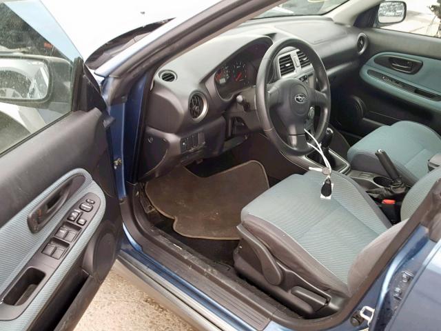 JF1GG63677G803747 - 2007 SUBARU IMPREZA OU BLUE photo 9